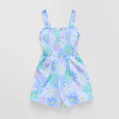 Thereabouts Little Girls Sleeveless Romper