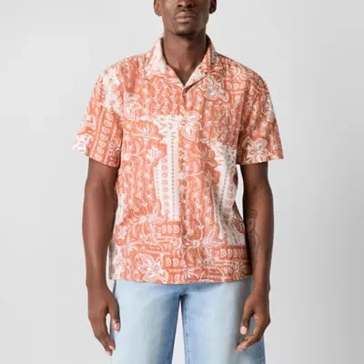 Arizona Mens Bandana Button-Down Shirt