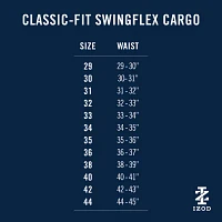 IZOD Swingflex 9 1/2" Mens Cargo Short