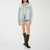 Forever 21 Lightweight Denim Womens Juniors Trucker Jacket