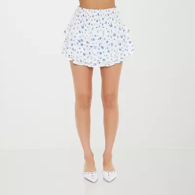 Forever 21 Womens High Rise Flared Skirt-Juniors
