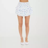 Forever 21 Womens High Rise Flared Skirt-Juniors