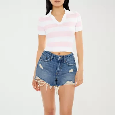 Forever 21 Juniors Womens Short Sleeve Polo Shirt