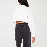 Forever 21 Juniors Womens Crew Neck Long Sleeve Pullover Sweater