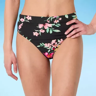 Forever 21 Lined Floral Bikini Swimsuit Bottom Juniors