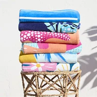 Outdoor Oasis Multi Floral Beach Towels