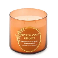 Distant Lands 14oz 3 Wick Pomegranate Granita Solid Scented Jar Candle