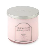 Distant Lands 14oz 3 Wick Pink Bloom & Bergamot Scented Jar Candle