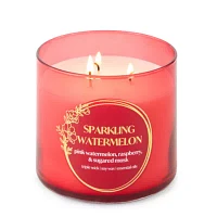 Distant Lands 14oz 3 Wick Sparkling Watermelon Solid Scented Jar Candle