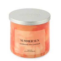 Distant Lands 14oz 3 Wick Summer Sun Scented Jar Candle