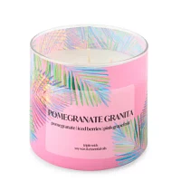 Distant Lands 14oz 3 Wick Pomegranate Granita Scented Jar Candle