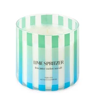 Distant Lands 14oz 3 Wick Lime Spritzer Scented Jar Candle