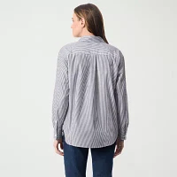 Gloria Vanderbilt Womens Long Sleeve Dress Shirt