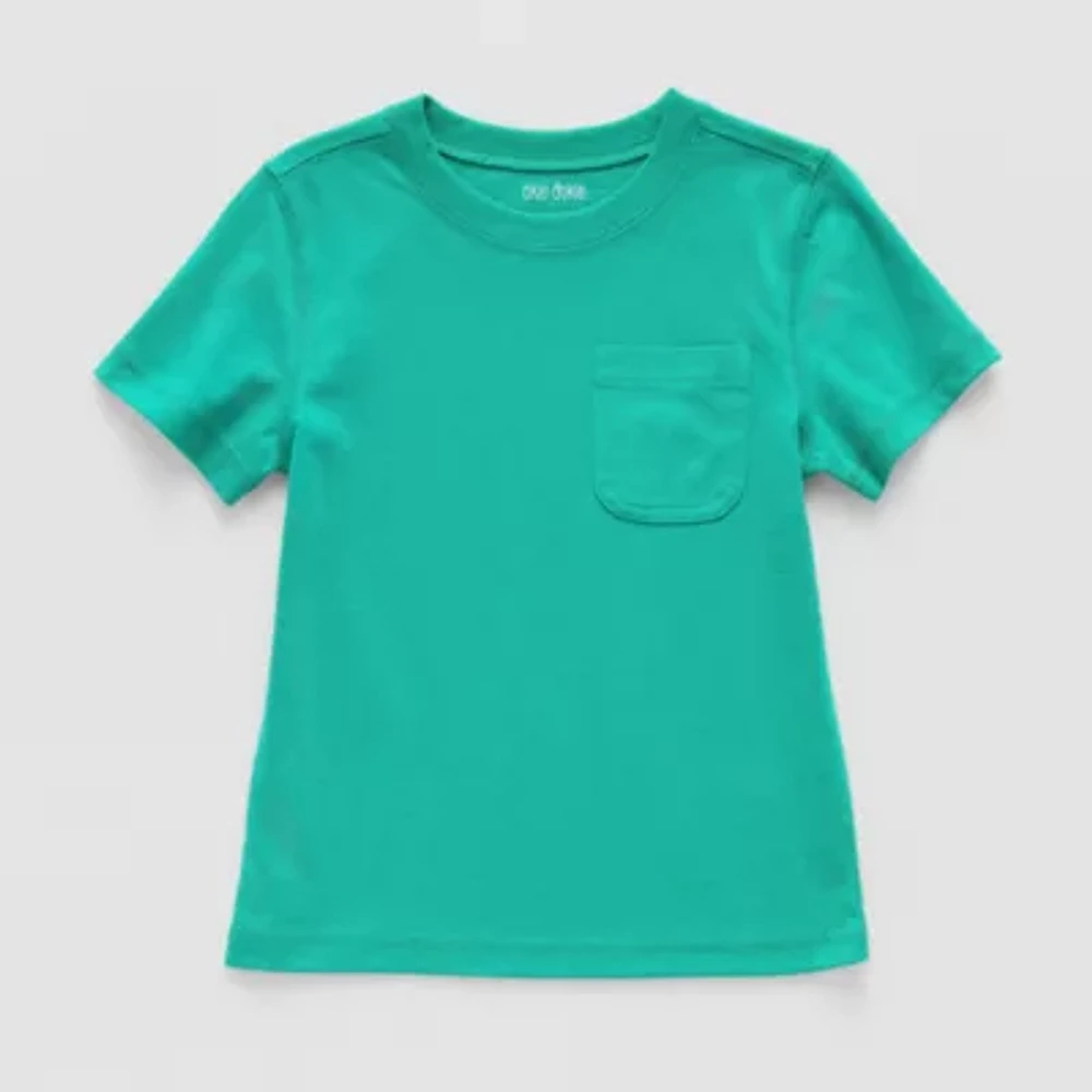 Okie Dokie Toddler & Little Boys Crew Neck Short Sleeve T-Shirt