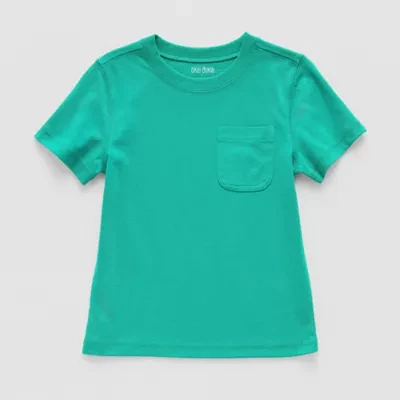 Okie Dokie Toddler & Little Boys Crew Neck Short Sleeve T-Shirt