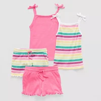 Okie Dokie Toddler & Little Girls 4-pc. Short Set