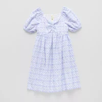 Thereabouts Little & Big Girls Short Sleeve A-Line Dress