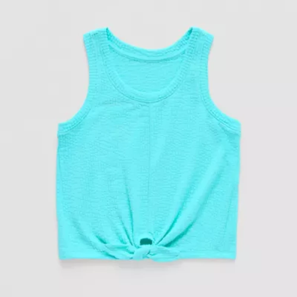 Xersion Little & Big Girls Round Neck Tank Top