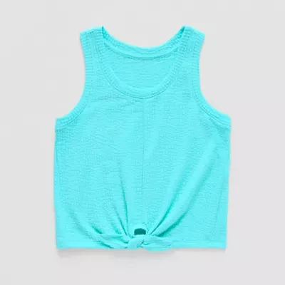 Xersion Little & Big Girls Round Neck Tank Top