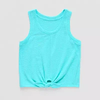 Xersion Little & Big Girls Round Neck Tank Top