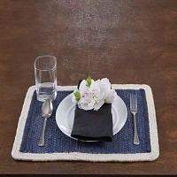 Lr Home Lucia Woven Table Runner