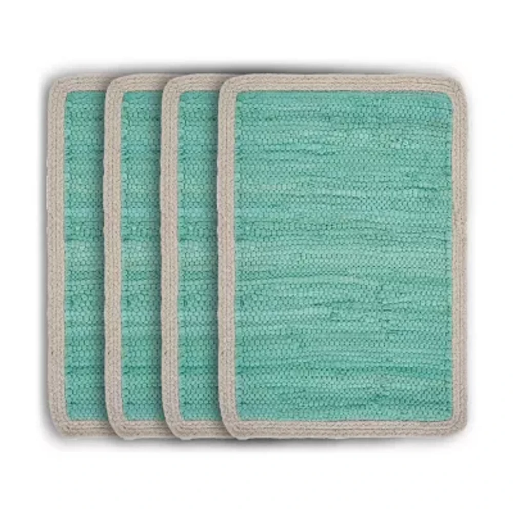 Lr Home Daisy Woven Table Runner