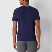 U.S. Polo Assn. Tipped Stretch Mens V Neck Short Sleeve T-Shirt