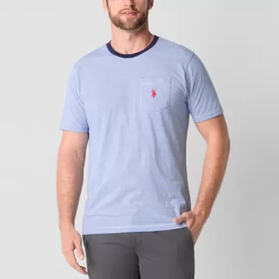 U.S. Polo Assn. Stretch Mens Crew Neck Short Sleeve T-Shirt