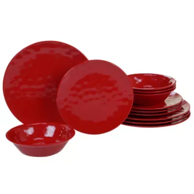 Certified International Solid Color Melamine 12-pc. Dinnerware Set