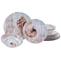 Certified International Sanibel 12-pc. Melamine Dinnerware Set