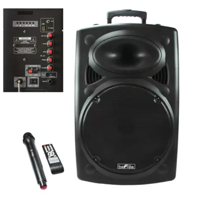 Befree Sound 15 Inch Bluetooth Portable Rechargeable Party Speaker