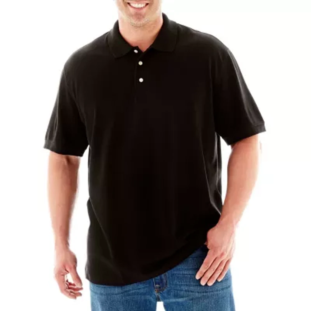 The Foundry Big & Tall Supply Co.™ Solid Piqué Polo