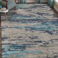 Amer Rugs Abriella Monique Camouflage Hand Tufted Indoor Rectangular Accent Rug