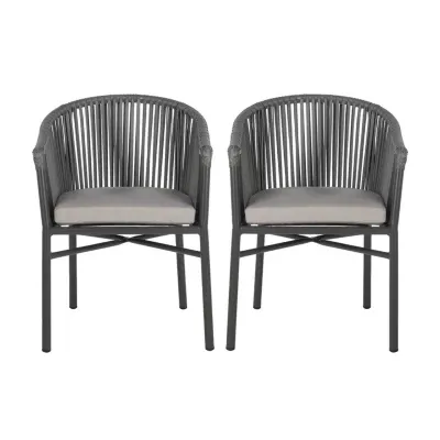 Kofi  2-pc. Patio Rope Chairs