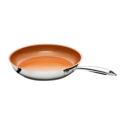 Gotham Steel Stainless Steel As Seen On TV Dishwasher Safe Non-Stick Frying Pan