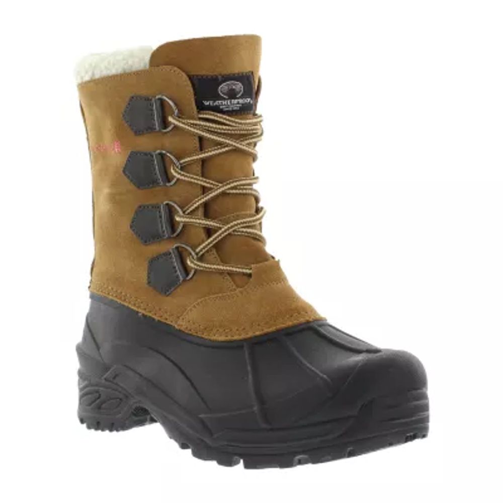 Weatherproof Mens Gorge Insulated Flat Heel Winter Boots
