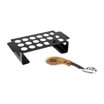 Charcoal Companion Chili Pepper Grilling Rack and Corer Set