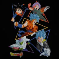 Little & Big Boys Crew Neck Short Sleeve Dragon Ball Z Graphic T-Shirt