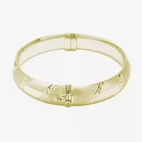 14K Gold Over Silver Bangle Bracelet