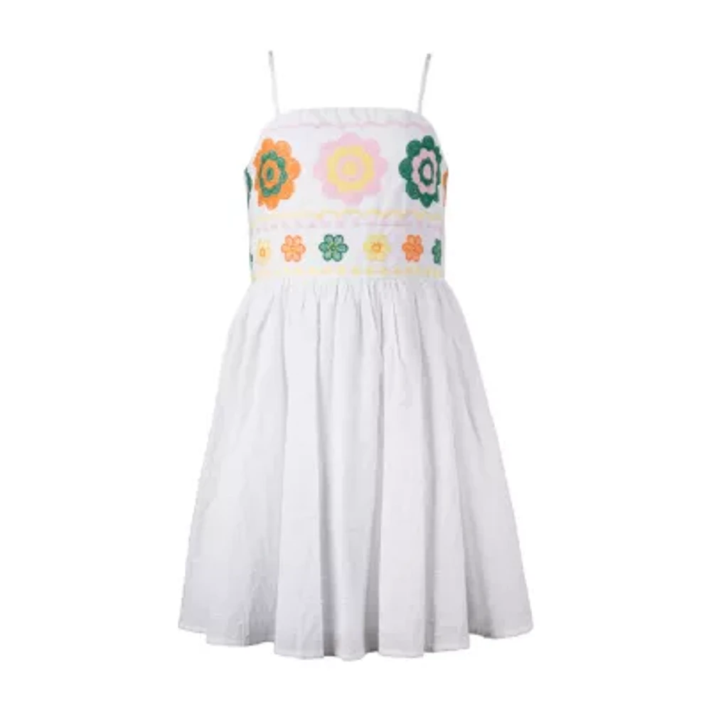 Lilt Big Girls Sleeveless Empire Waist Dress