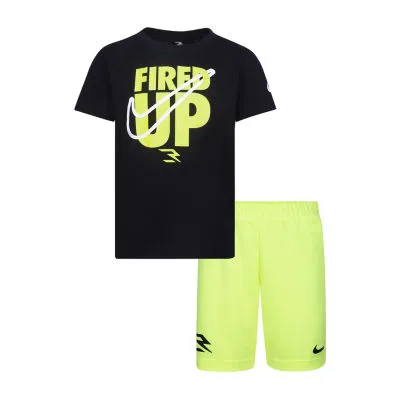 Nike 3BRAND by Russell Wilson Little Boys 2-pc. Short Set