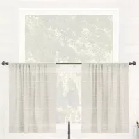 Clean Window Aya 2-pc. Rod Pocket Tier