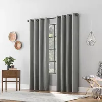 Archaeo Gelso 100% Blackout Grommet Top Single Curtain Panel