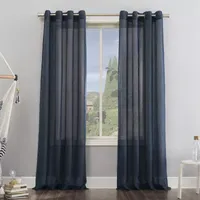 No 918 Erica Grommet Top Sheer Single Curtain Panel