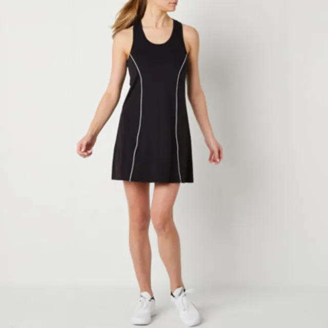 Xersion Sleeveless Built in Bra Midi Tennis Dress