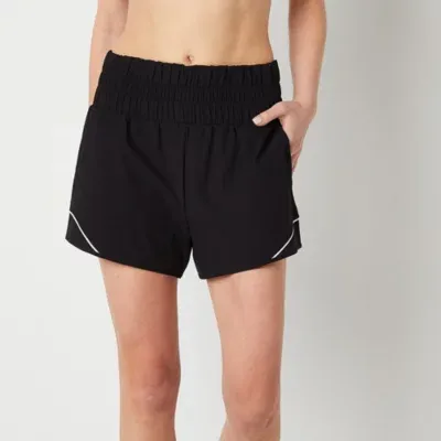 Xersion Smocked Waist Womens Pull-On Short