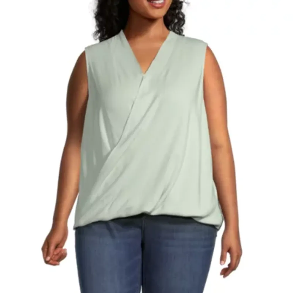 liz claiborne sleeveless blouses