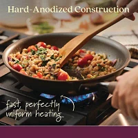 Anolon Advanced Hard Anodized 12" Deep Frying Pan with Lid and Helper Handle