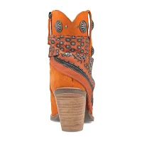 Dingo Womens Bandida Block Heel Cowboy Boots