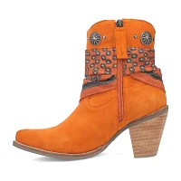 Dingo Womens Bandida Block Heel Cowboy Boots